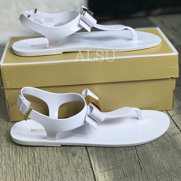 Michael Kors Aliza Jelly PVC Optic White W AUTHENT - Picture 4 of 7